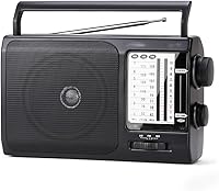 Vista 1 de YZRL AM FM Portable Retro Radio Receiver Speaker MP3 Stereo Music Player Support USBTF Card FM Radios Sound Box