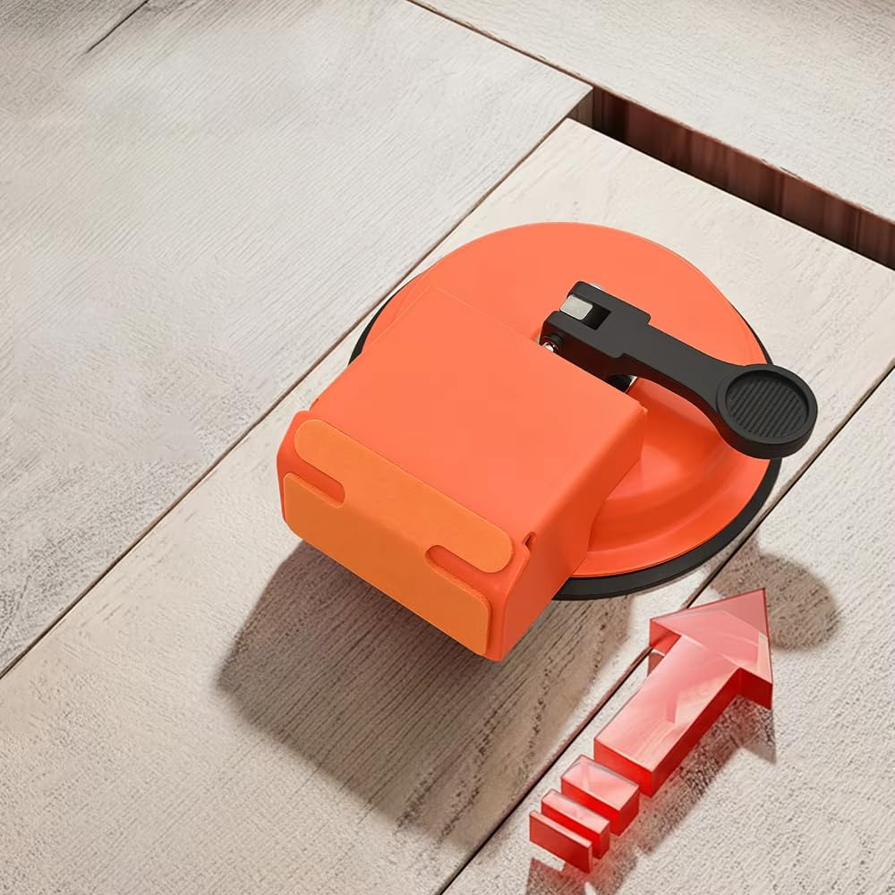 Herramienta para Reparar Juntas de Suelo, Ventosa y Mazo, para Reparar Juntas en Suelos Laminados de Vinilo, Kit de Instalación de Suelos de Madera para Rellenar Juntas de Suelo