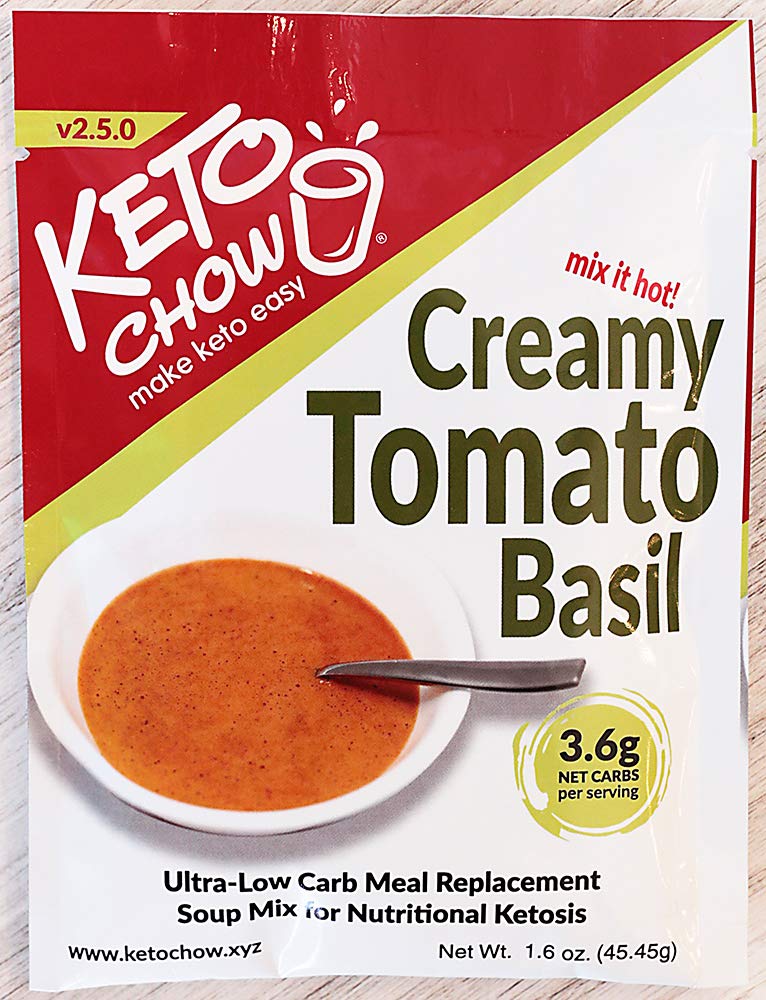 Buy Keto Chow Tomato Basil Keto Meal Replacement Shake Powder