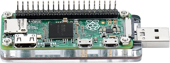GeeekPi USB Dongle Expansion Board with Case for Raspberry Pi Zero/Zero 2, Both Front & Back Side Can Be Inserted