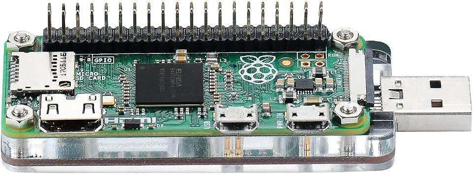 GeeekPi USB Dongle Expansion Board with Case for Raspberry Pi Zero/Zero 2, Both Front & Back Side Can Be Inserted