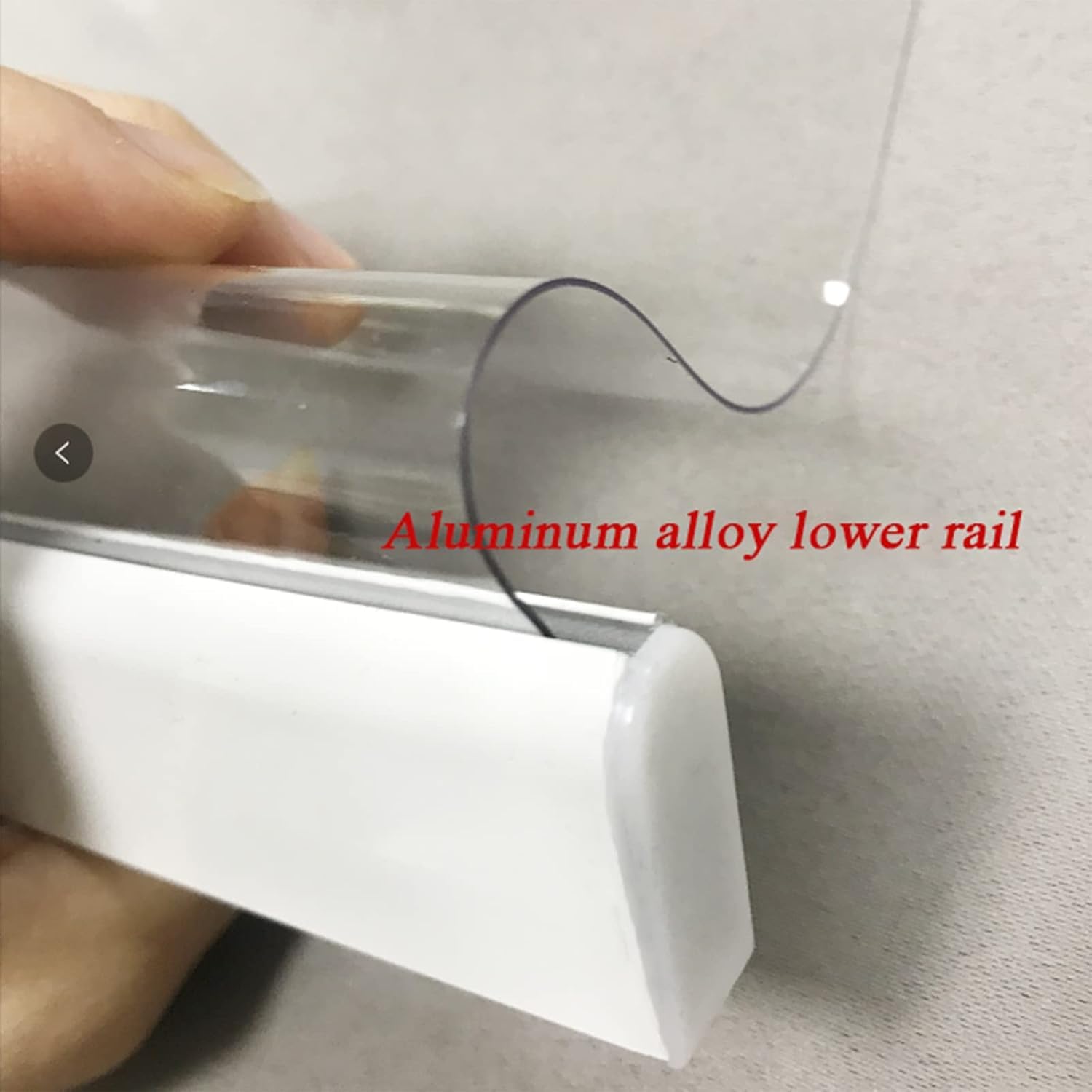 Store Enrouleur Transparent et étanche for Gazebo extérieur, écran Transparent, étanche et Anti-poussière(1.0 * 1.8m)