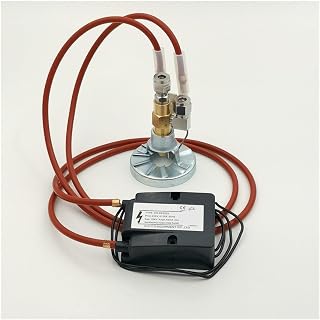 Waste Oil Burner System Kits Siphon Full Cone Oil Nozzle Air Atomizing Sprayer 15KV Ignition Transformer Air Swirler of Burner (Color : with 3.5mm Nozzle)