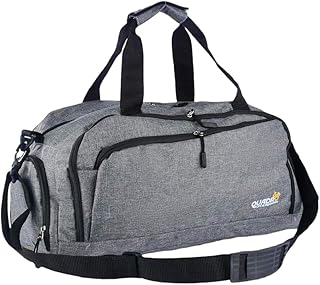 شنطة يد رياضيه كبيره اسبيره الججيم والسفر جيب مخصص للأحذية وجيب منفصل تخزين الرطب وجافه مضاد للماء لتمارين الرياضية اليوجا للرجال والنساء (رماى)