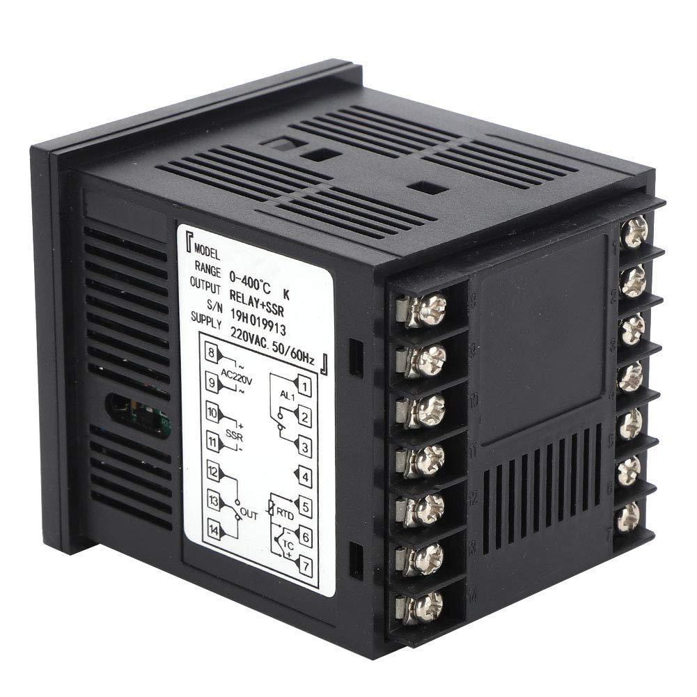 Intelligent Temperature Controller, Self-Tuning Temperature Controller, Relay+SSR Output for The Use of Different Applications Industrial Equipment
