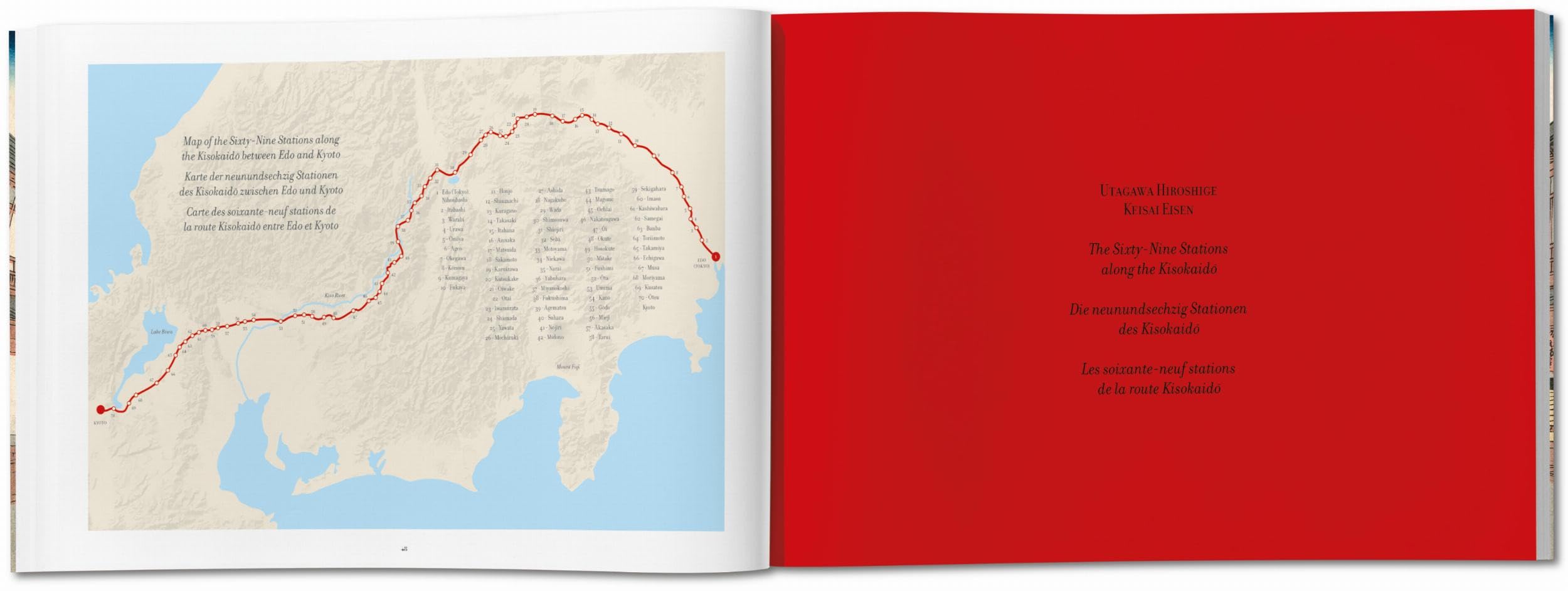 Hiroshige & Eisen. The Sixty-Nine Stations along the Kisokaido