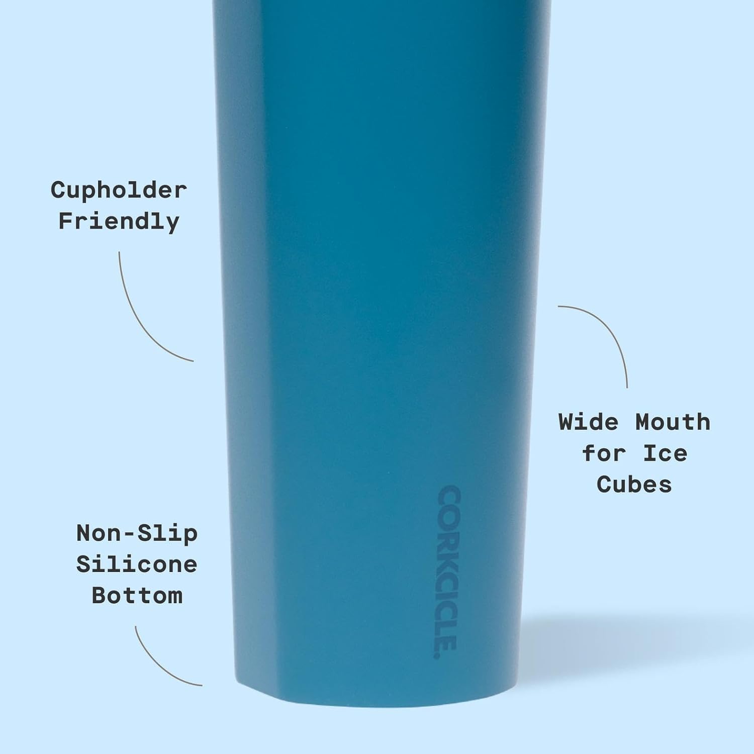 Corkcicle Classic Sport Canteen Insulated Water Bottle - Keeps Beverages Cold 25 Hours - Triple Insulated - Summer Drinkware Gift - Keeps Drinks Ice Cold - Leak-Proof Cap - 32 oz - North Shore - Image 4