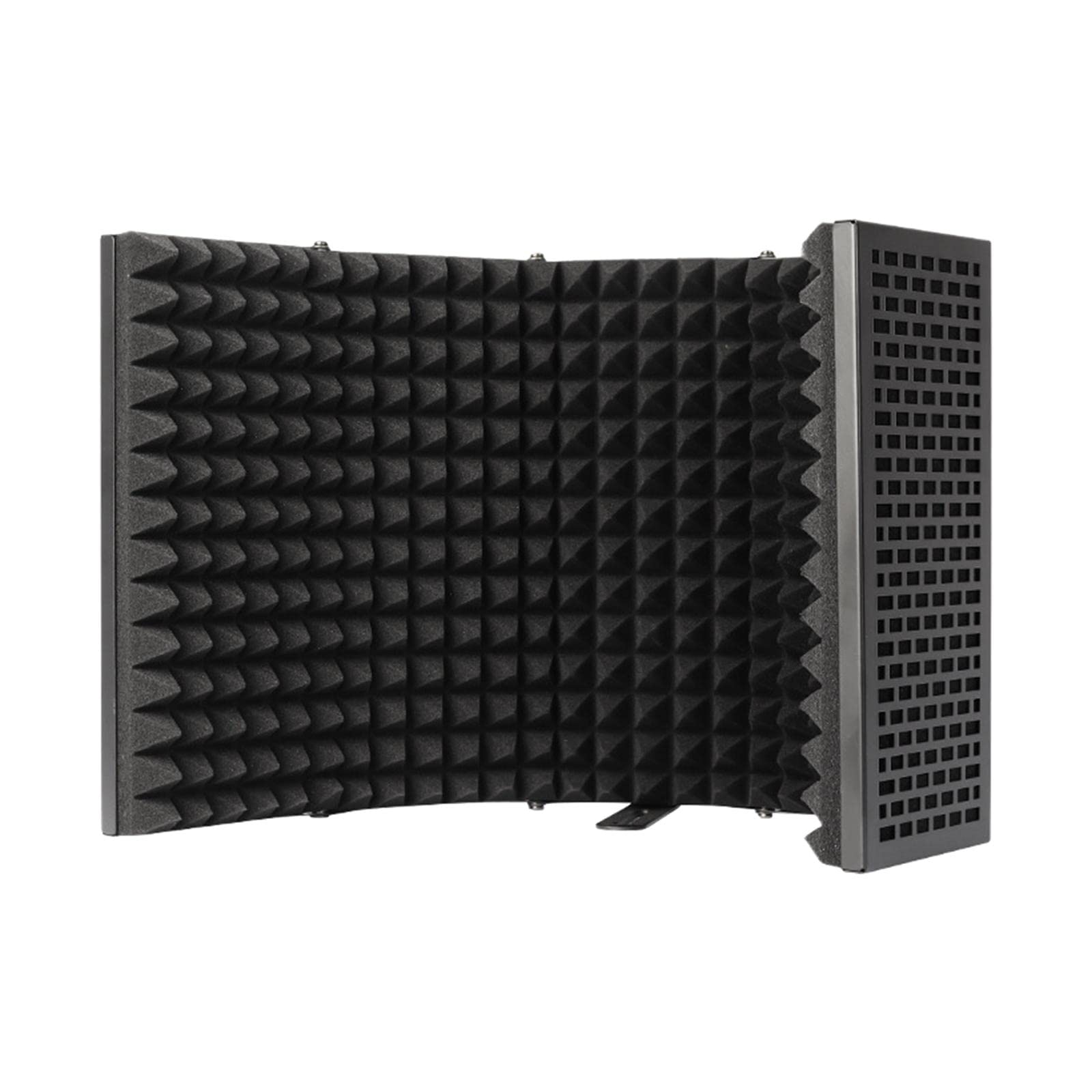 Microfono da Studio Pannello Riflettente Pieghevole Assorbente Riflettore Riduzione del Rumore Materiali Regolabili Adatto per Stazioni Radio Dail, Cinque Pannelli