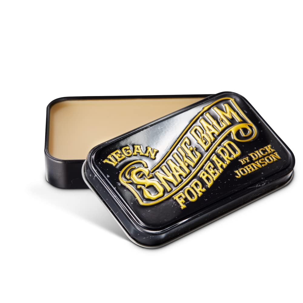Dick Johnson Bartpflegeset für Männer – Veganes Bartöl & Bartwachs mit Whiskey-Vanille-Duft, Natürliche Bartpflege mit Jojoba- & Arganöl – Made in Finland