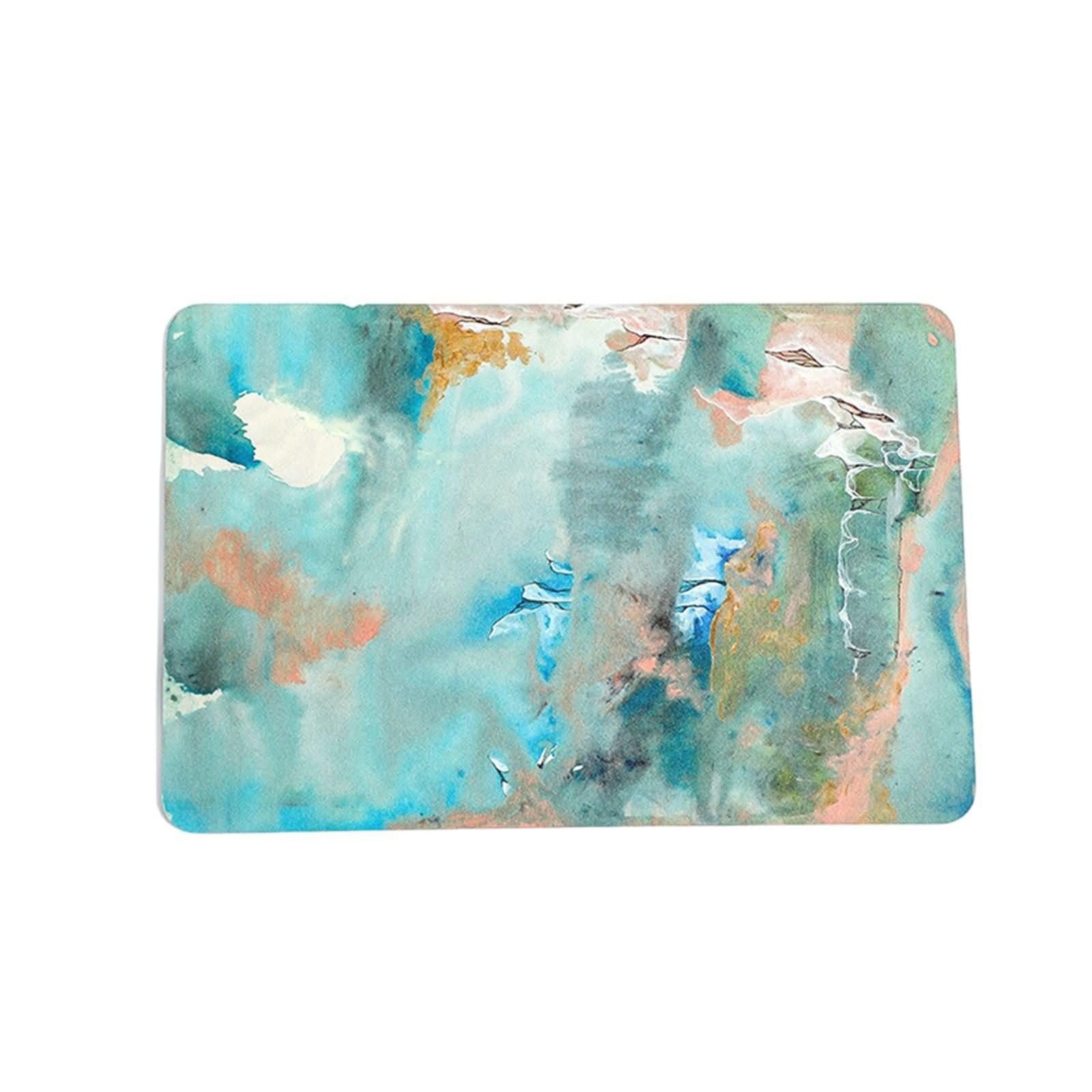 Salvamanteles Individuales 4 PCS, 45 x 30 CM Multicolor PVC Tapete para Mesa Comedor, Patrón de Abstracto