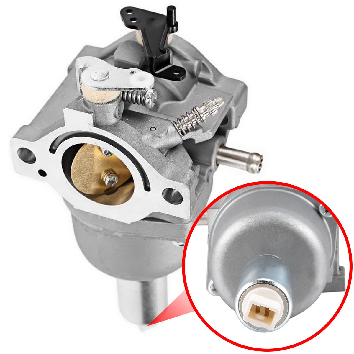 ZAMDOE 799727 698620 Sostituzione carburatore per Briggs & Stratton 794572 14HP 15HP 16HP 17HP 17,5 HP 18HP Intek Motori Trattore Tosaerba Nikki Carb con Filtro dell'Aria Candela