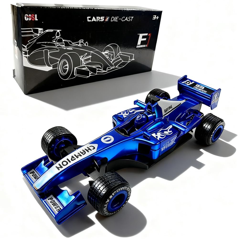 KUONTD Toy Cars Set Mini Racing, F1 Cars Hot Flame Alloy Sports Model, Diecast Alloy Collectible Toy C-ar M-odel