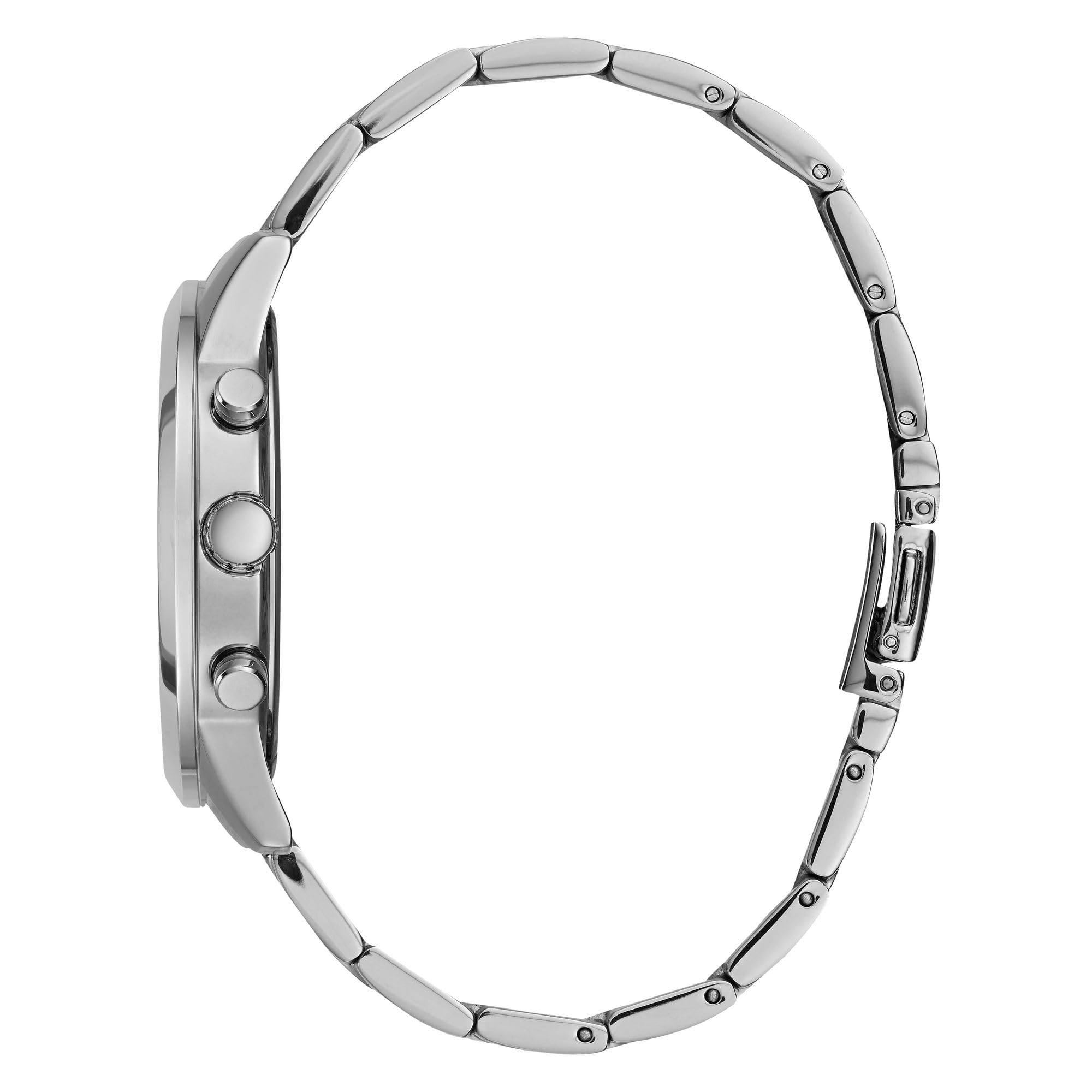 Guess Women's Multi-dial solar Watch with Stainless Steel Strap.
