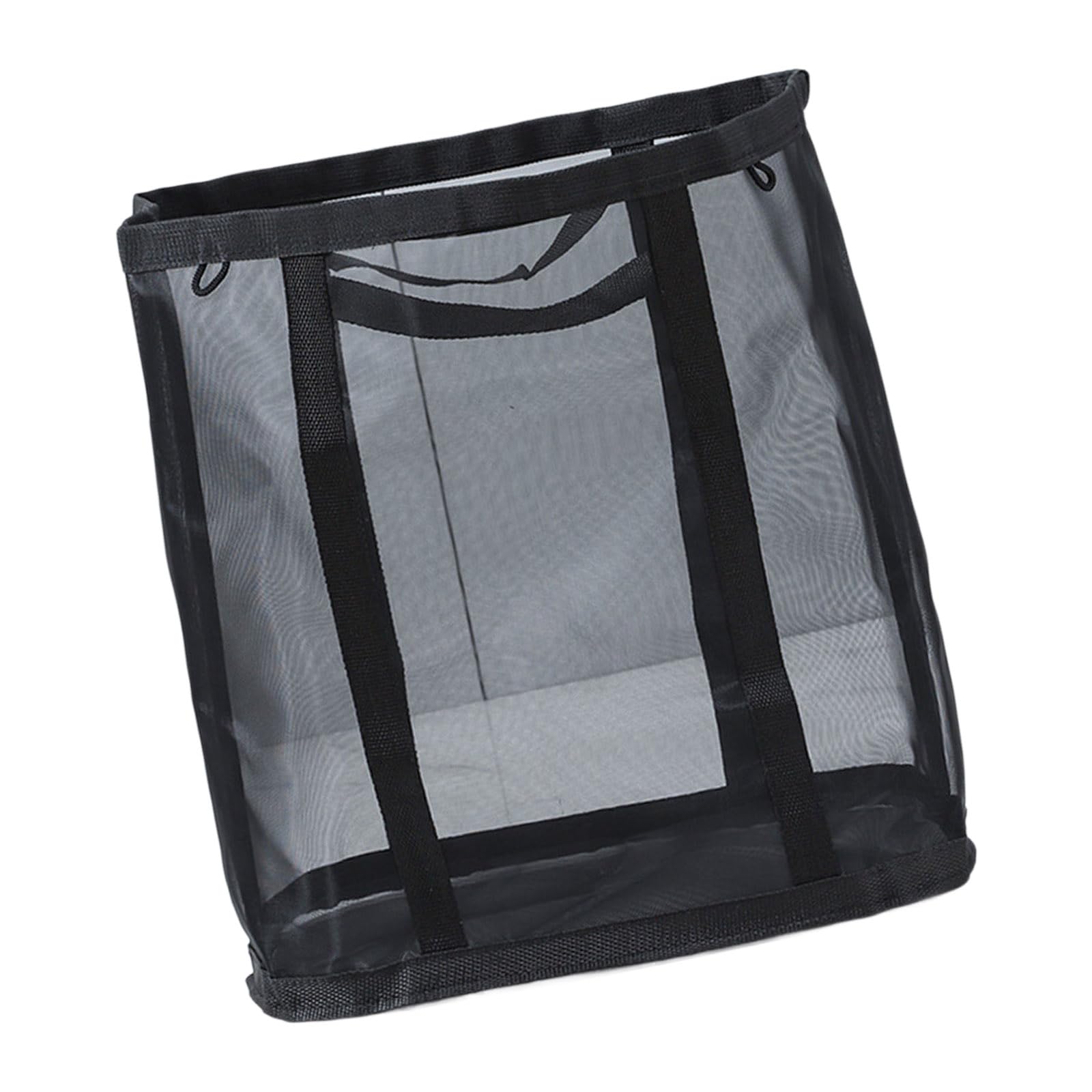 Reinforced Nylon Laundry Basket with Handle Foldable Large Capacity Clothes Organiser Bin for Bathrooms or Basements Foldable Dirty Clothes Organiser