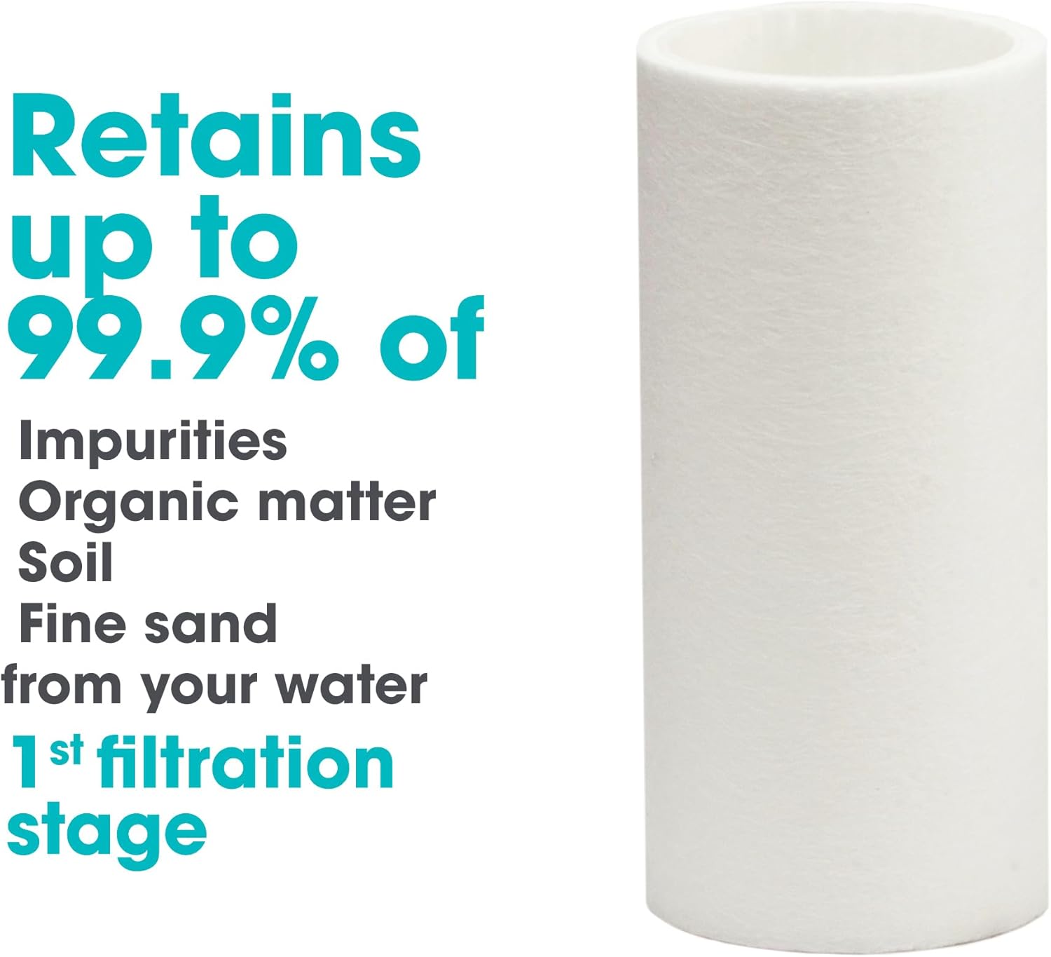 Alkanatur Replacement Shower Filter 50000L Ecological, No Calcium Sulphite E226 | Eliminates Chlorine and Heavy Metals | Easy and Compatible Installation | Improves hair, nails, dry skin