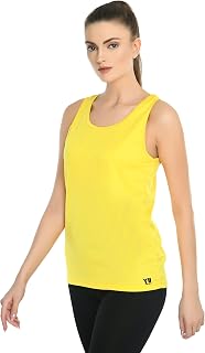 YOUNGURBAN Women's Polyester Vest (Yellow) Price In India