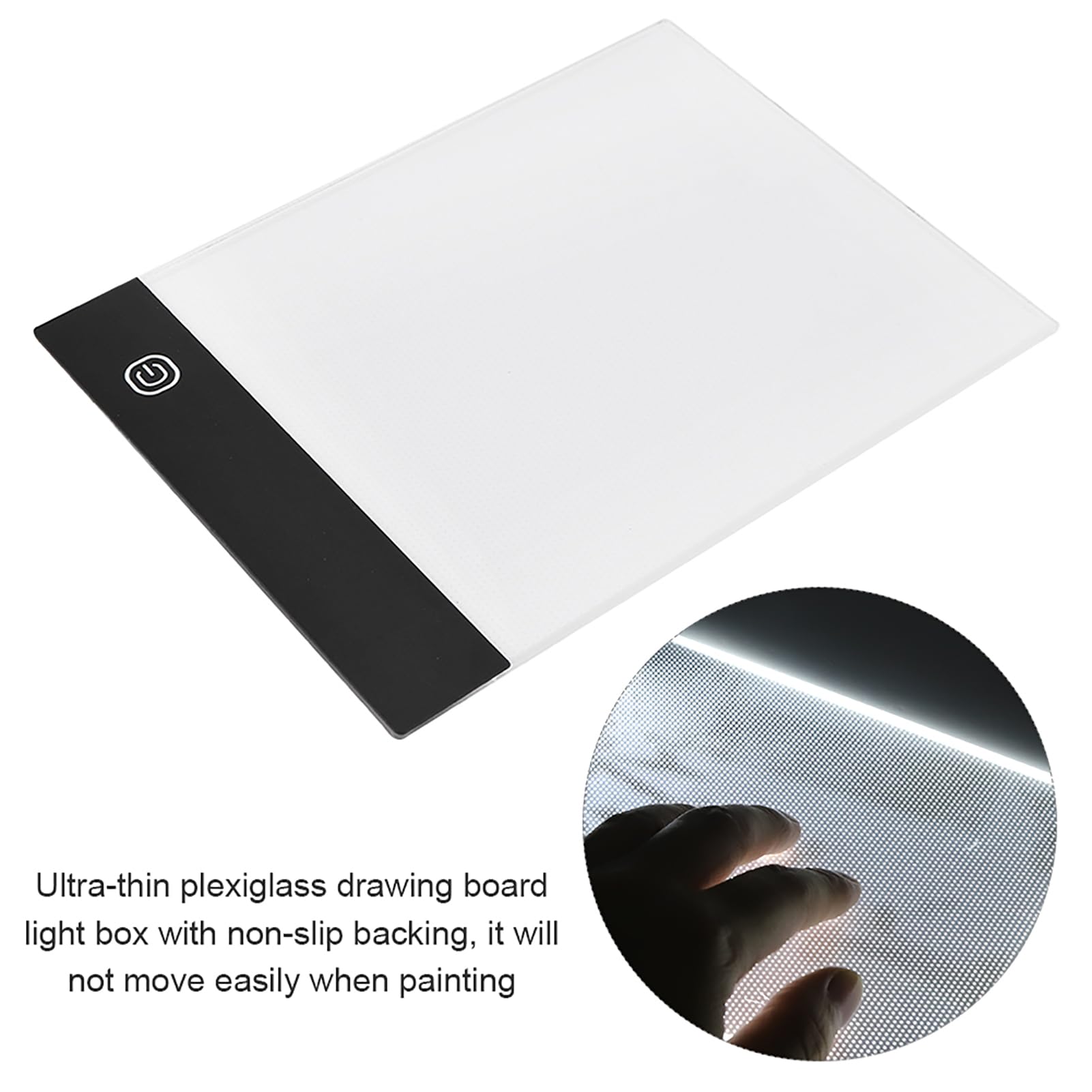 Ejoyous Kit Flip Book, Mini Scatola Luminosa a LED Portatile A6 con Luci di Protezione degli Occhi Regolabili per Calligrafia, Pittura, Animazione, Disegno dei Bambini (USB)