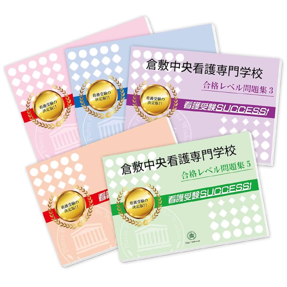 看護受験SUCCESS 合格レベル問題集セット 2026 受験専門サクセス倉敷中央看護専門学校受験過去の傾向と