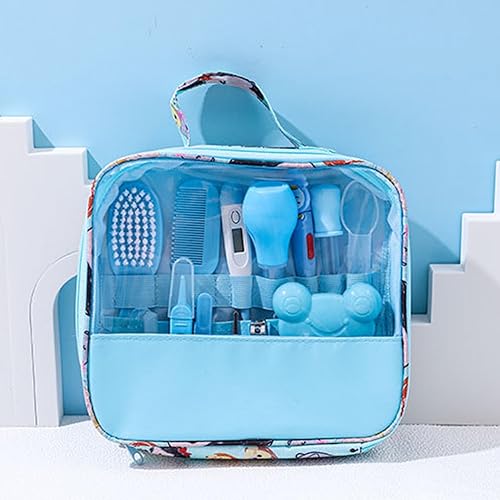 Miniatura 3 de Kit de cuidado de la salud y aseo del bebé, aspirador nasal para bebés, cortaúñas, juego de cepillo para el cabello, kit de limpieza diaria para
