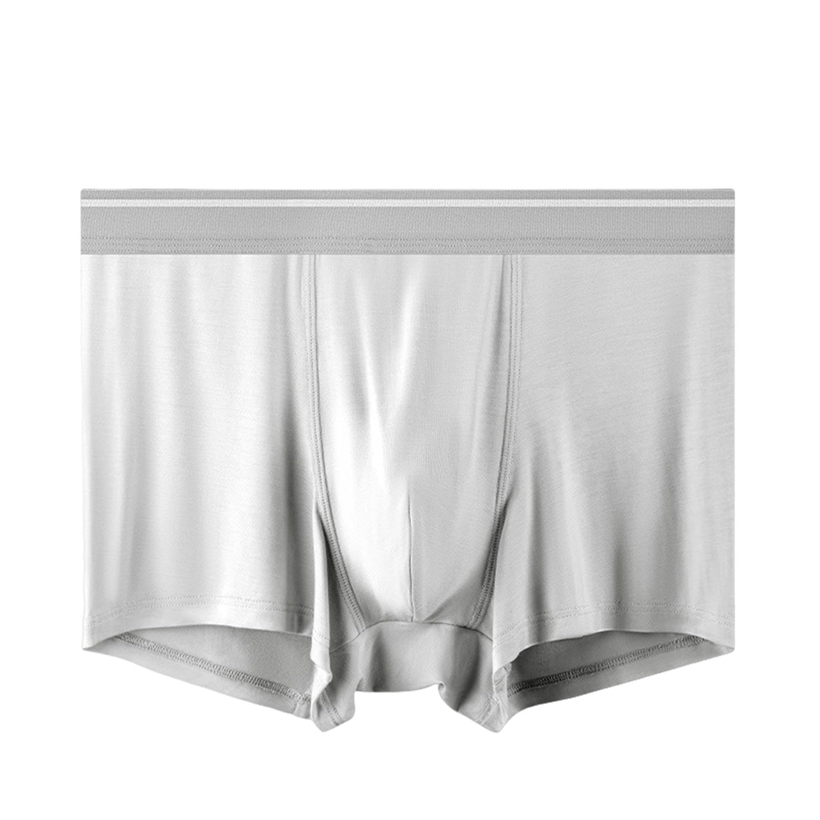 Mutande Uomo Brief da Pugile A Maglia A Medio Panorami Comodi Mutabili da Uomo, Confezione da 6-f-6pcs-4xl