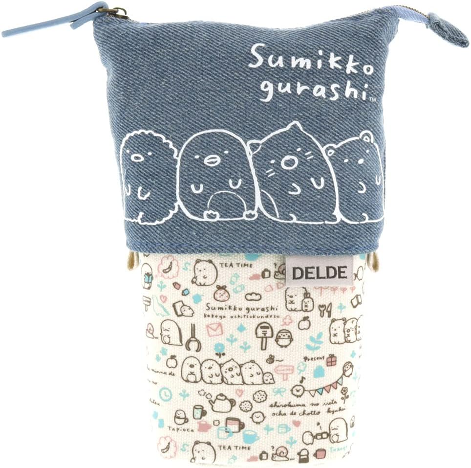 SUN-STAR Sumikko Gurashi x DELDE Pencil Case, A Pattern, Simple