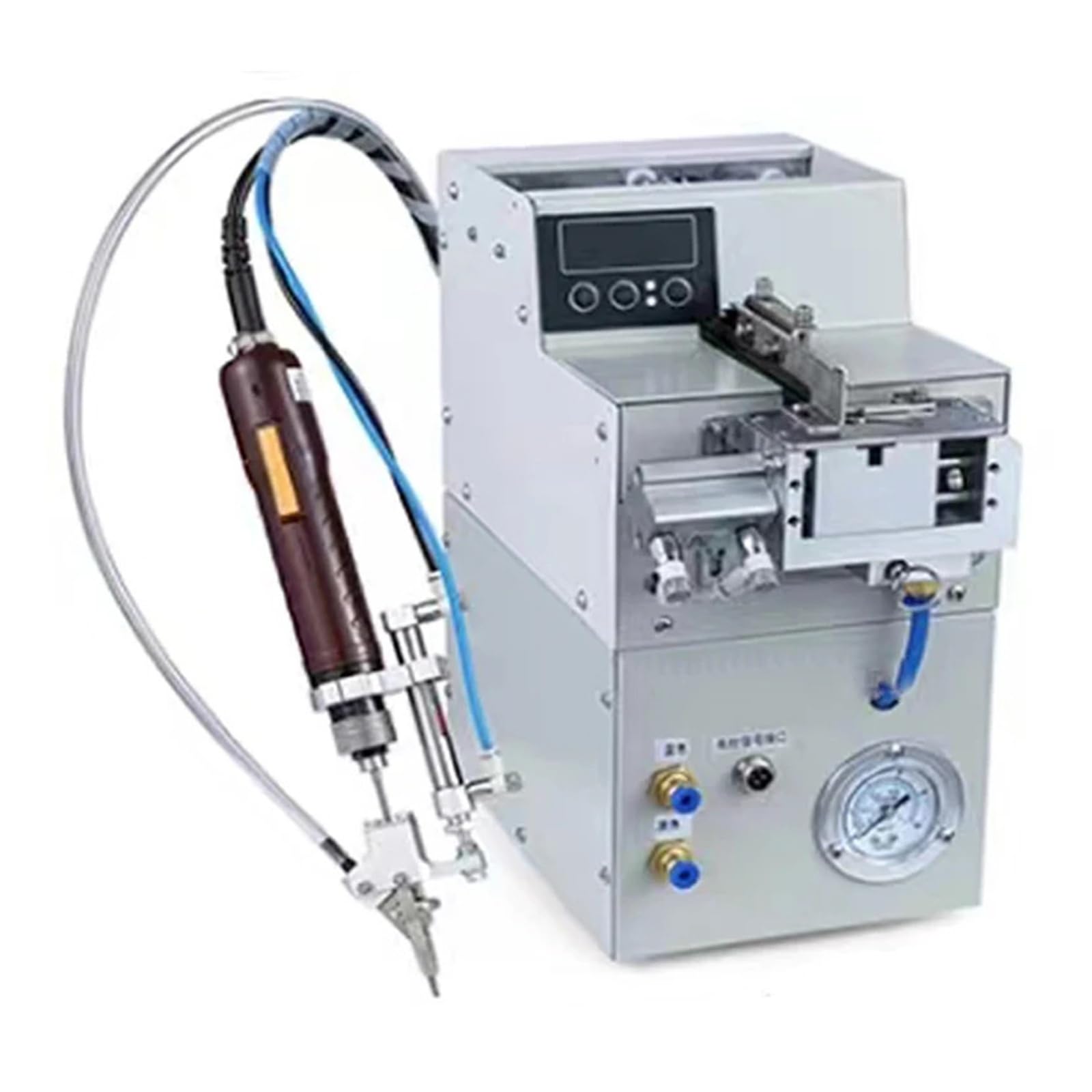 Machine de vissage pneumatique à alimentation automatique, dispositif d'alimentation portatif Applications polyvalentes