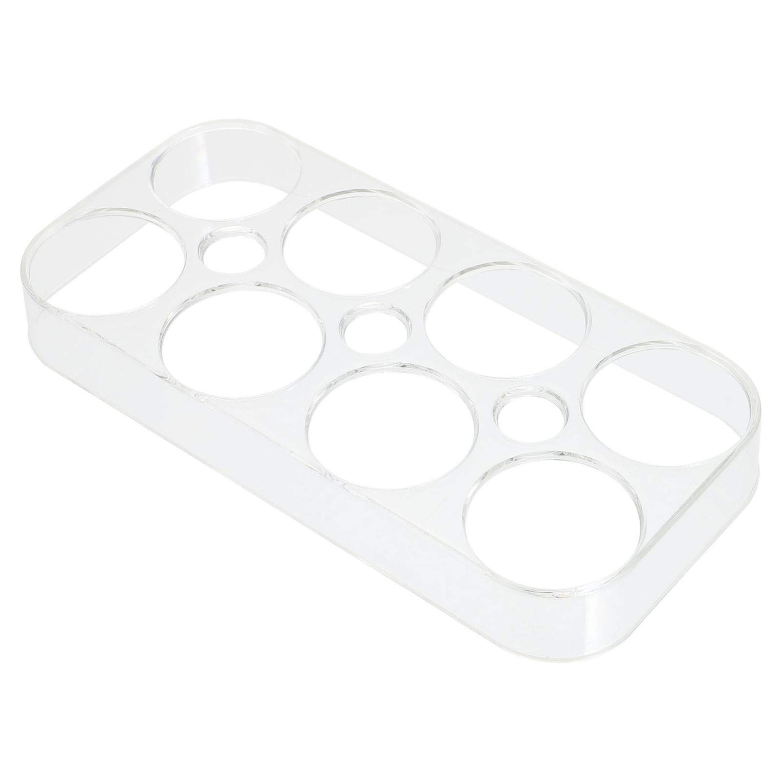 Ipetboom 1Pc Egg Container for Refrigerator, 8 Grid Egg Holder Storage Container Organizer Cartons Storage Tray for Home and Kitchen