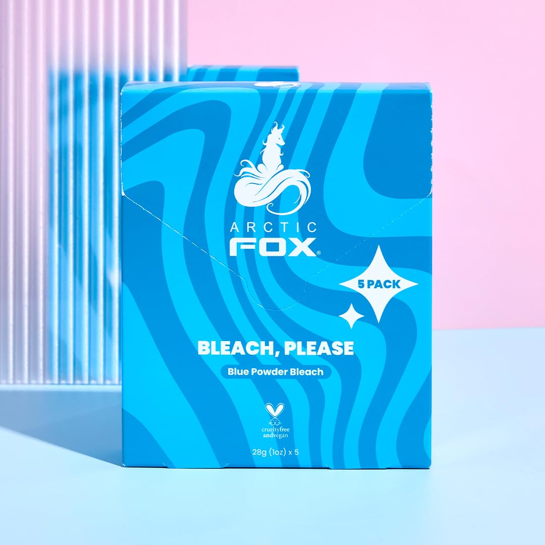 ARCTIC FOX Bleach Please, Blue Powder Bleach 5 Pack of Sachets (5 ARCTIC FOX Bleach Please, Blue Powder Bleach 5 Pack of Sachets (5