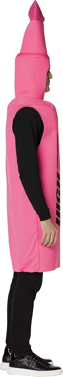 Rasta Imposta Pink Highlighter Office Supplies Halloween Costume, Adult One Size