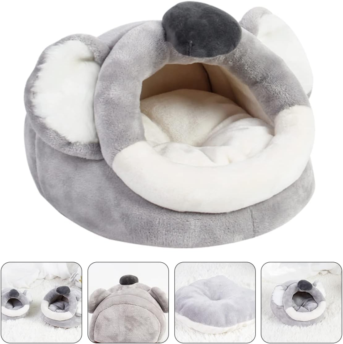 TOYANDONA Cartoon Hamster Bed Cozy Small Pet Nest Thickened Warm Design for Guinea Pigs and Hamsters and Practical Hideout for Comfort and Safety