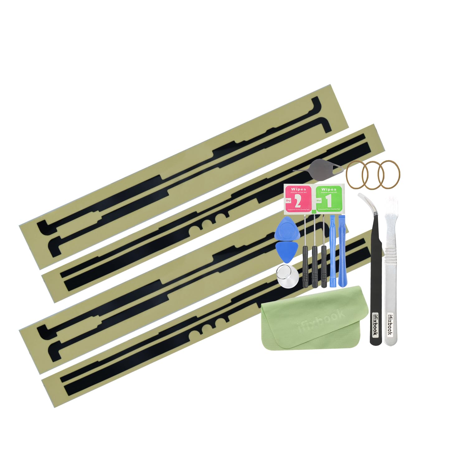 ifixbook LCD Screen Sticker Tape Adhesive Stripe Paper Replacement for Microsoft Surface Pro 5/6/7