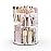 Rosoenvi Rotating Makeup Organizer, Adjustable Vanity Organizer, Large Capacity Cosmetic Display Case for Spinning, Storage Carousel for Bathroom and Vanity Countertop, Clear
