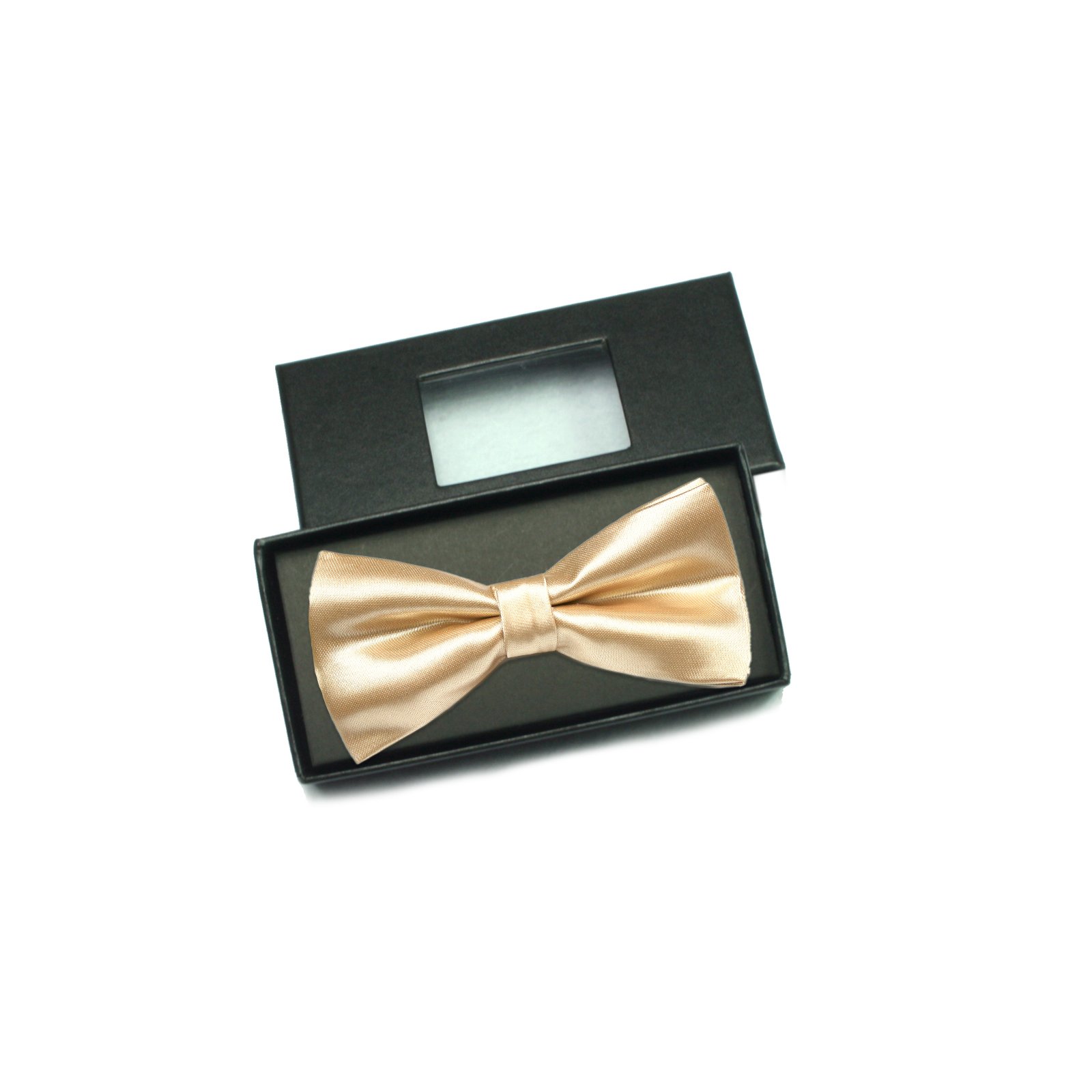 Classic Gift Wedding Tuxedo Suits Satin Bow Ties from Boy Baby Toddler to Adult (Small (New Born to 4 Years Old), Champagne)
