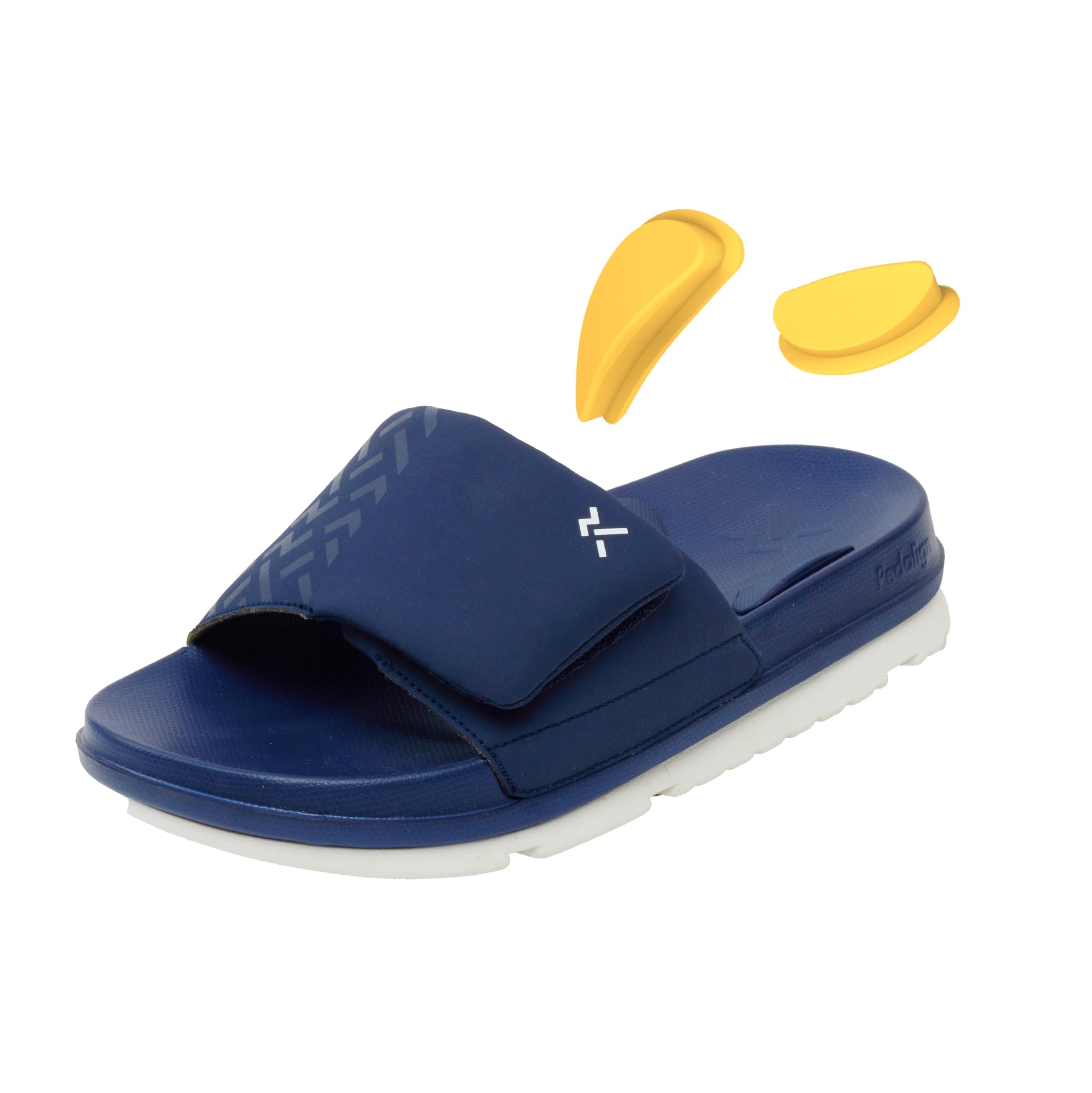 Pedolign Arch Support Recovery Slides for Men and Women Orthotic Cushion for Plantar Fasciitis Relief Reduces Stress on Flat Feet Comfortable Indoor