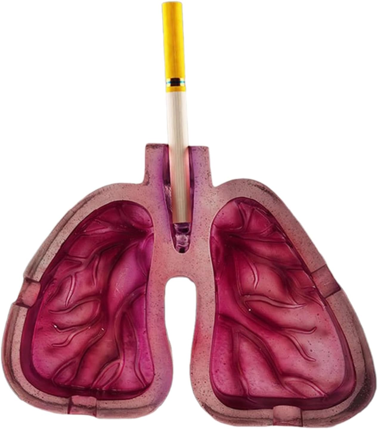 Creative Human Lung Shape Ashtray Crafted From Resin Smooth Texture Holds Cigarettes And Ashes For Art Enthusiasts