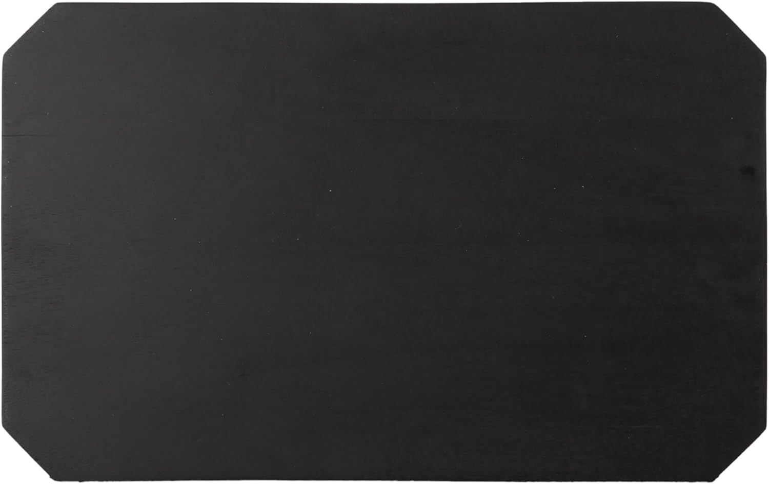 Kate and Laurel Talcott Modern Rectangle Wood Side Table, 16 x 10 x 25, Black, Transitional Decorative Two-Tier End Table for Use as a Bedroom Nightstand or Living Room Accent