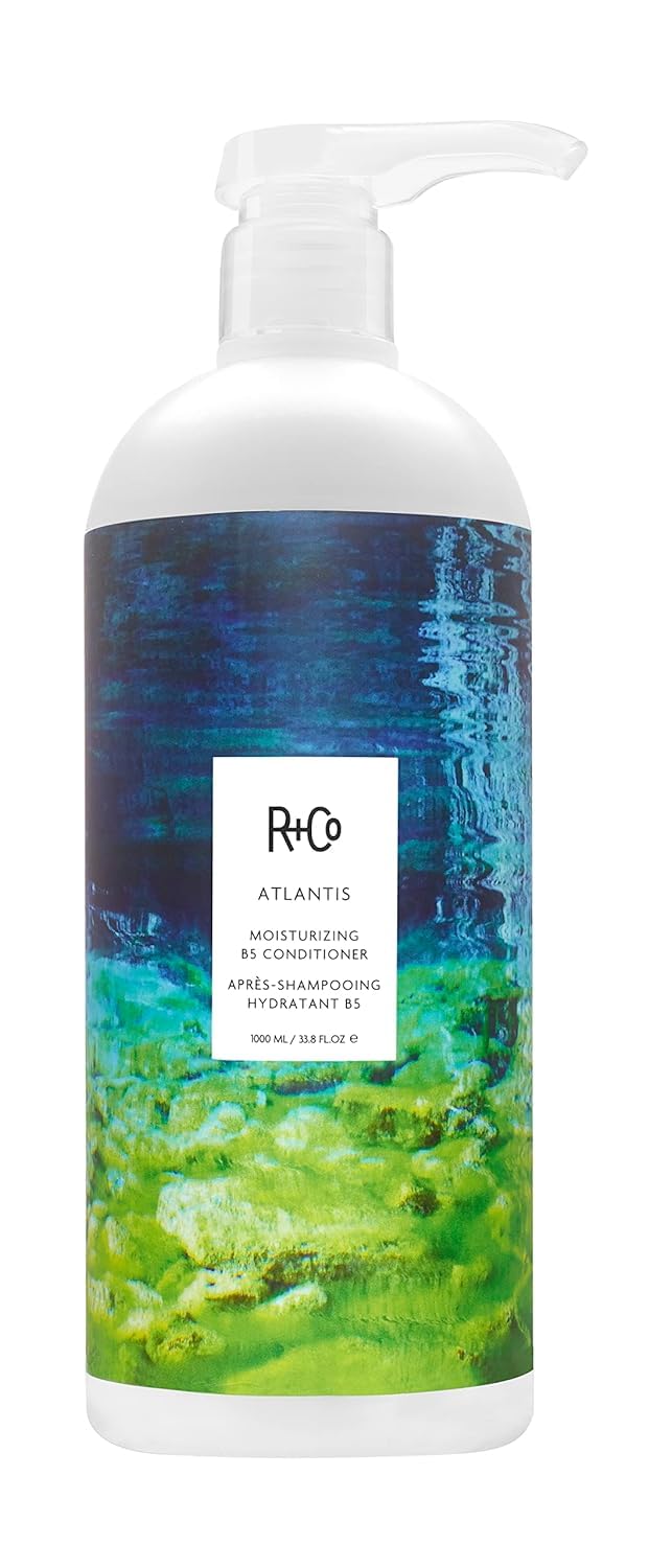 R+Co Atlantis Moisturizing B5 Conditioner | Hydrating & Nourishing Conditioner for Dry, Damaged Hair | Restores Moisture, Softens & Adds Shine | Vegan, Sulfate-Free & Color-Safe