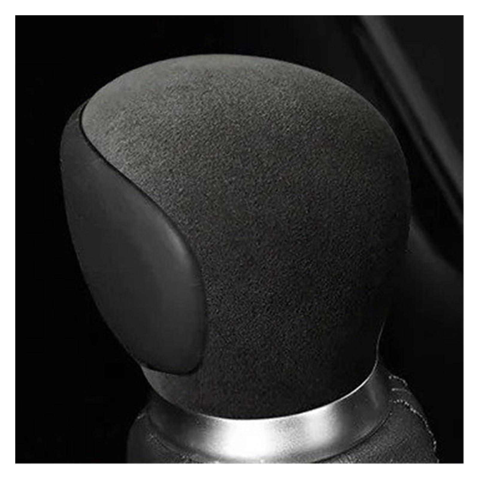 DWTNMEX Gear Shift Knob for Toyota for CHR Suede Automatic Car Shifter Boot Gear Shift Knob Head Lever Cover Accessories(Blac)