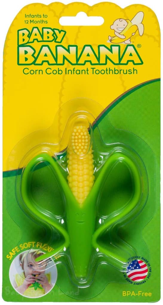 Baby Banana Corn Cob Infant Tootbrush and Teether