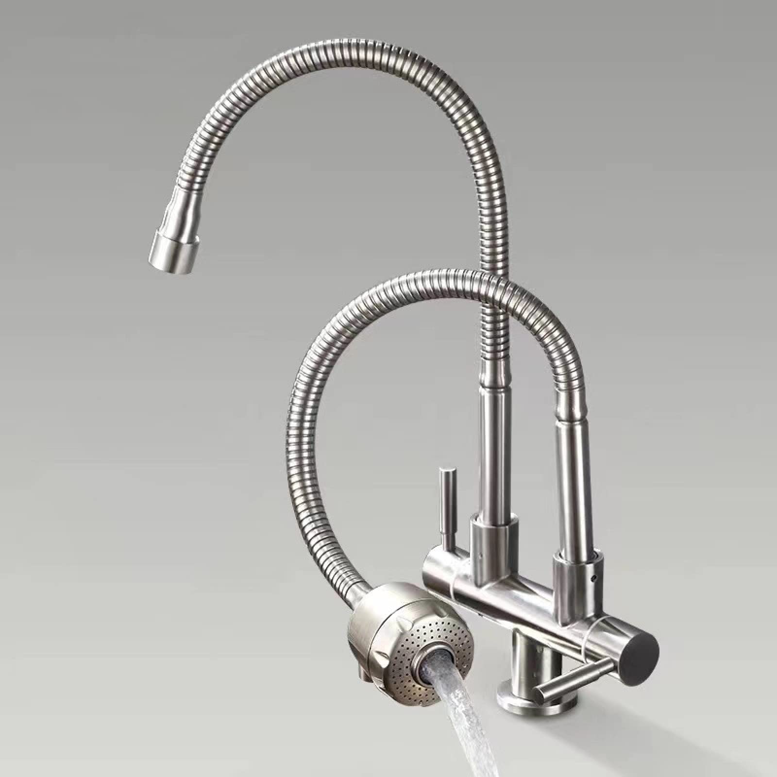Robinet de tuyau en cuivre robinet de lavabo robinet chaud et froid
