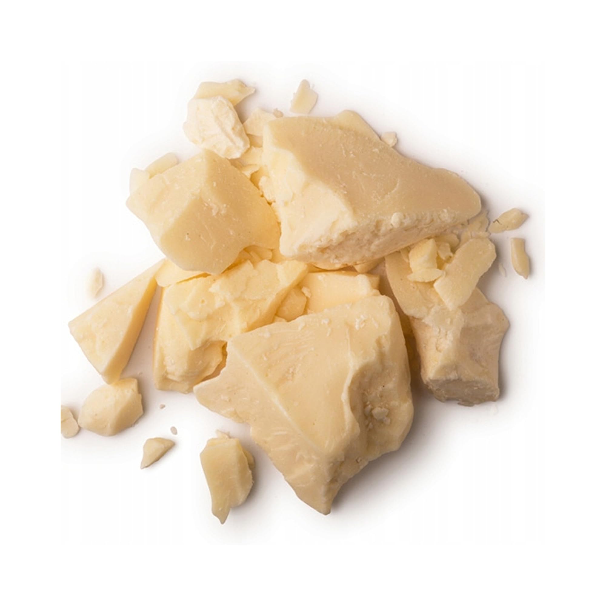 I-Organic Manteca de cacao no refinada 100% de Colombia, Comestible, Cosmético natural hipoalergénico, Hidrata y regenera la piel, Protege contra los rayos UV, Larga vida útil, 500g