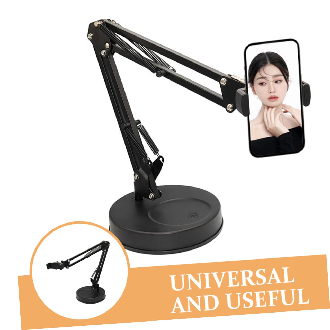 HOMSFOU Supporto Per Smartphone e Stand Per Cellulare Pratico e Stabile Per Ufficio e Casa Design Elegante e Struttura Razionale Per Uso Su Scrivania