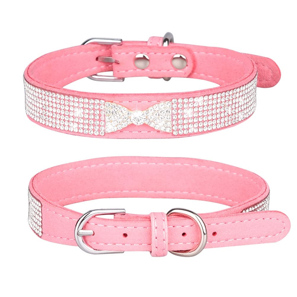 Glitzer-Hundehalsband Mit Strass – Verstellbar Für Welpen & Kleine Haustiere