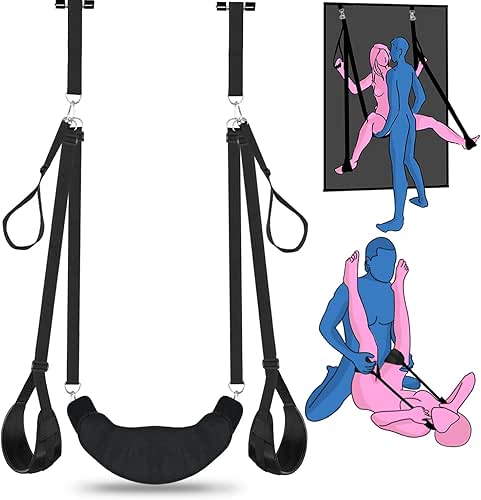 Sex Swing Bondage Restraints BDSM Toys, Selver 2 in 1