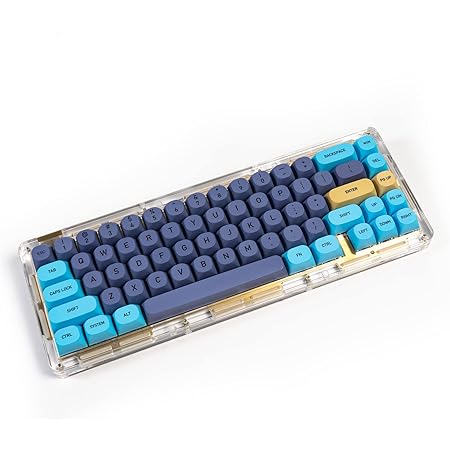 Idobao Blue Cat Ma Keycaps Kits for Mechanical Keyboard with 104 68 Number Keys with Dye-subbed ​Pbt Material