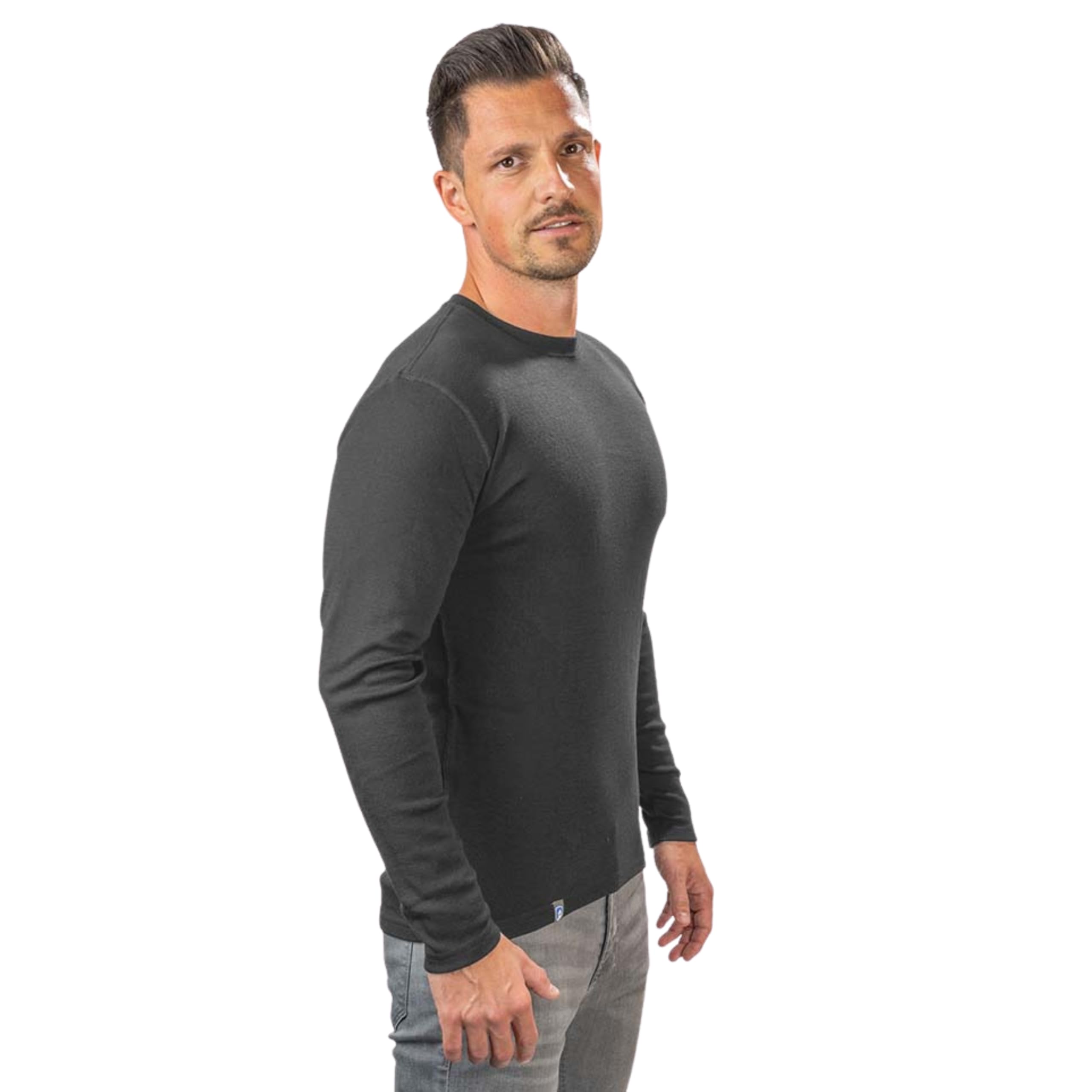 ALPIN LOACKER Maglietta Termica Uomo 100% Lana Merino - Maglia Tecnica per Running, Ciclismo e Sport Invernali