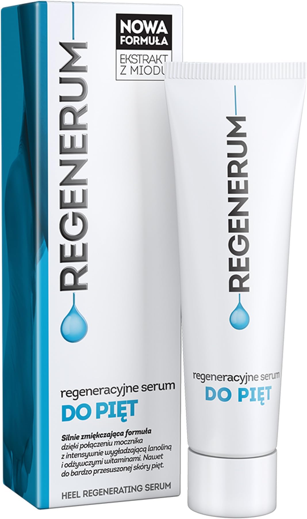 Heel Regenerating Serum - Intensive Care for Dry and Cracked Heels | Hydrates, Regenerates, and Prevents Cracking | Softens and Protects Skin - 30g