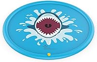 Vista 7 de Jasonwell - Alfombra de juego con aspersor de agua, juguetes inflables de exterior para bebés y niños pequeños, piscina infantil para patio trasero