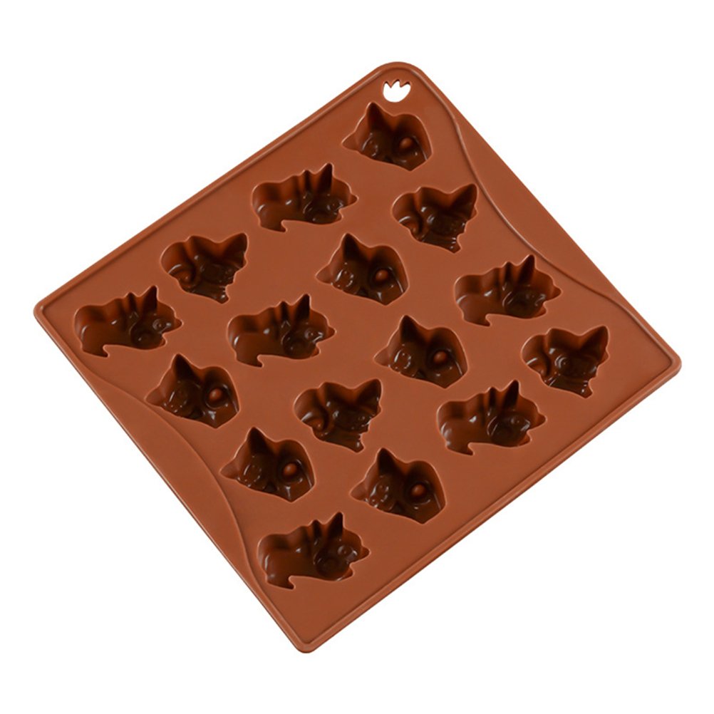 2 Stampi Per Cioccolatini A Forma Di Gatto - Silicone Antiaderente, Per Dolci, Torrone E Gelatina, MAMIAN - Foto 6