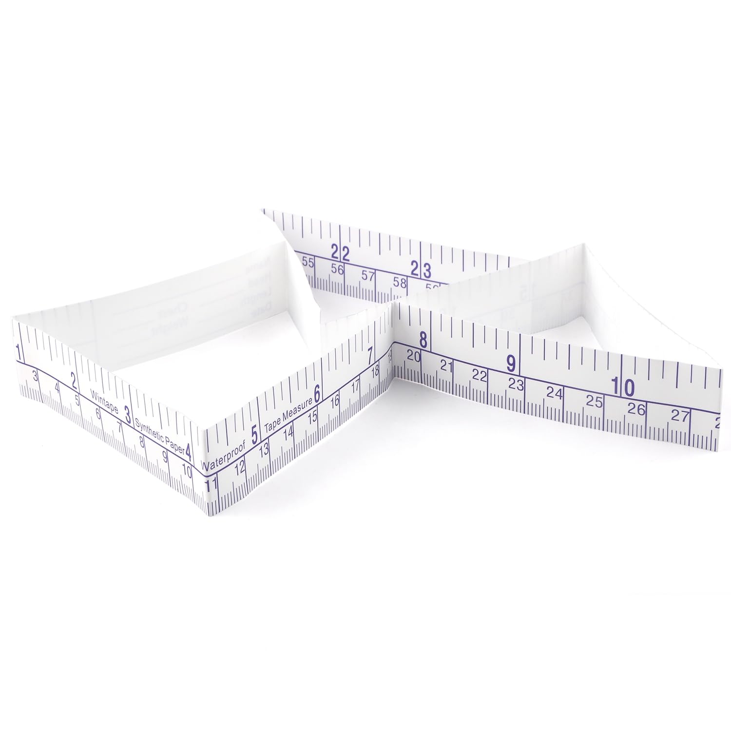 Paquete de 100 cintas métricas de papel de 60 cm, reglas desechables para medir heridas, cinta métrica Educare, herramientas de medición de heridas, regla de medición médica